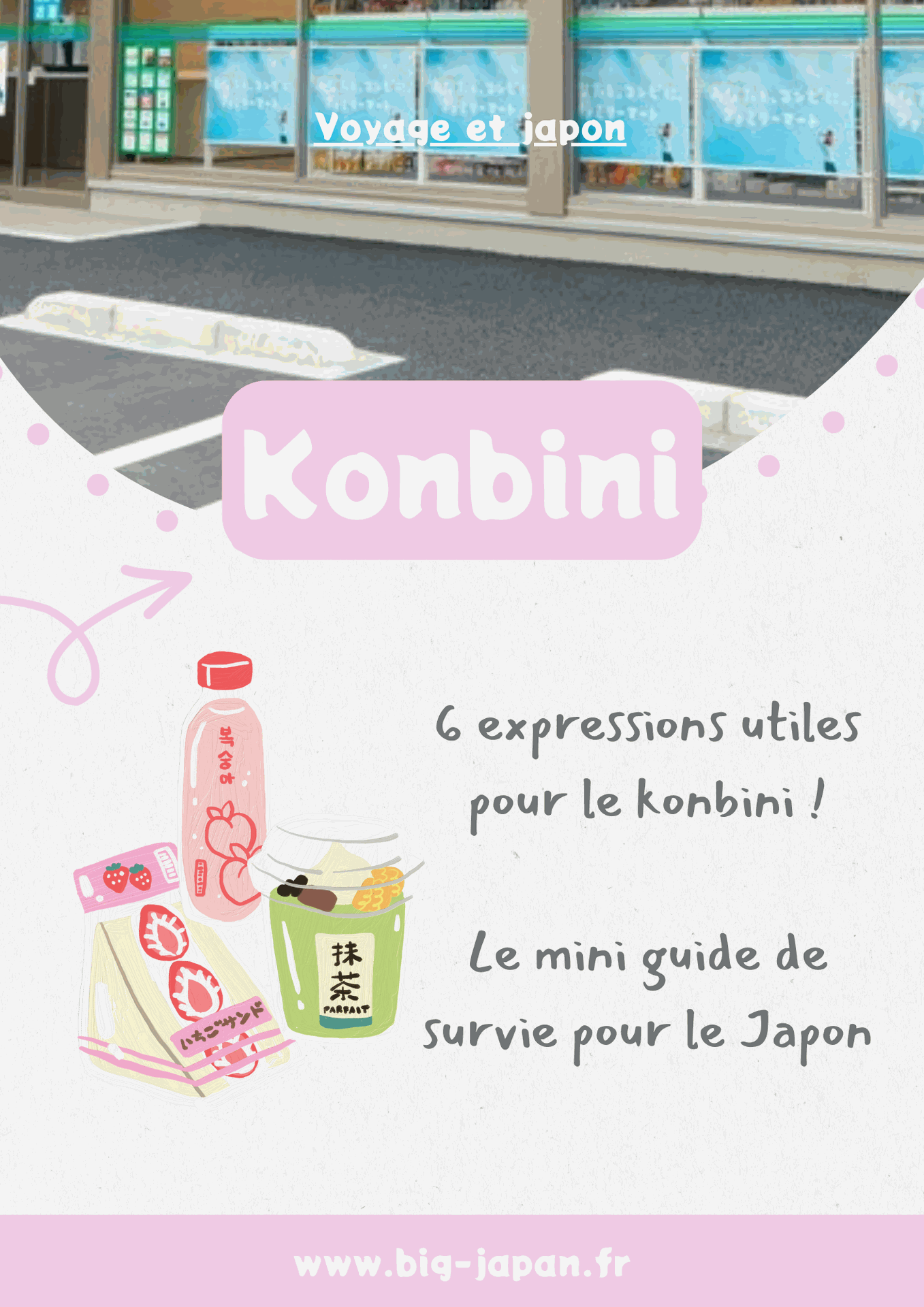 Expressions japonaises pour le konbini