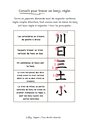 Cahier d'écriture kanji (saisons)