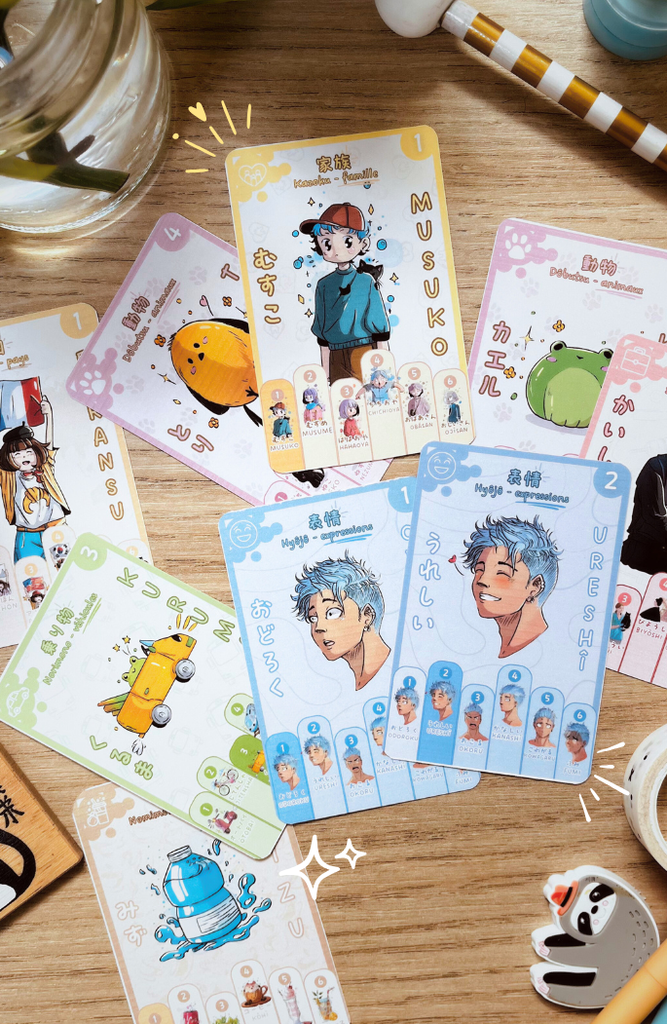 Jeu de 7 familles japonais